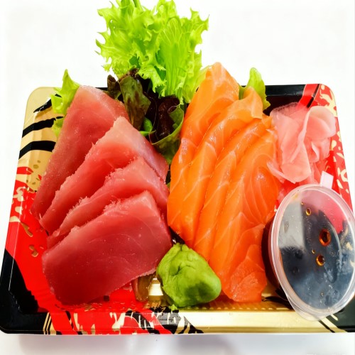 4 Slices Salmon & Tuna Sashimi 