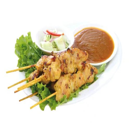 Chicken Satay On Skewers 