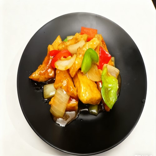 Tofu With Teriyaki Sauce 