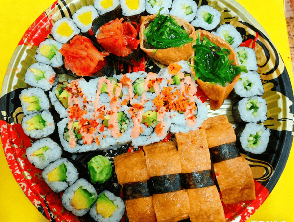 36 Pcs Veggie Sushi Platter 